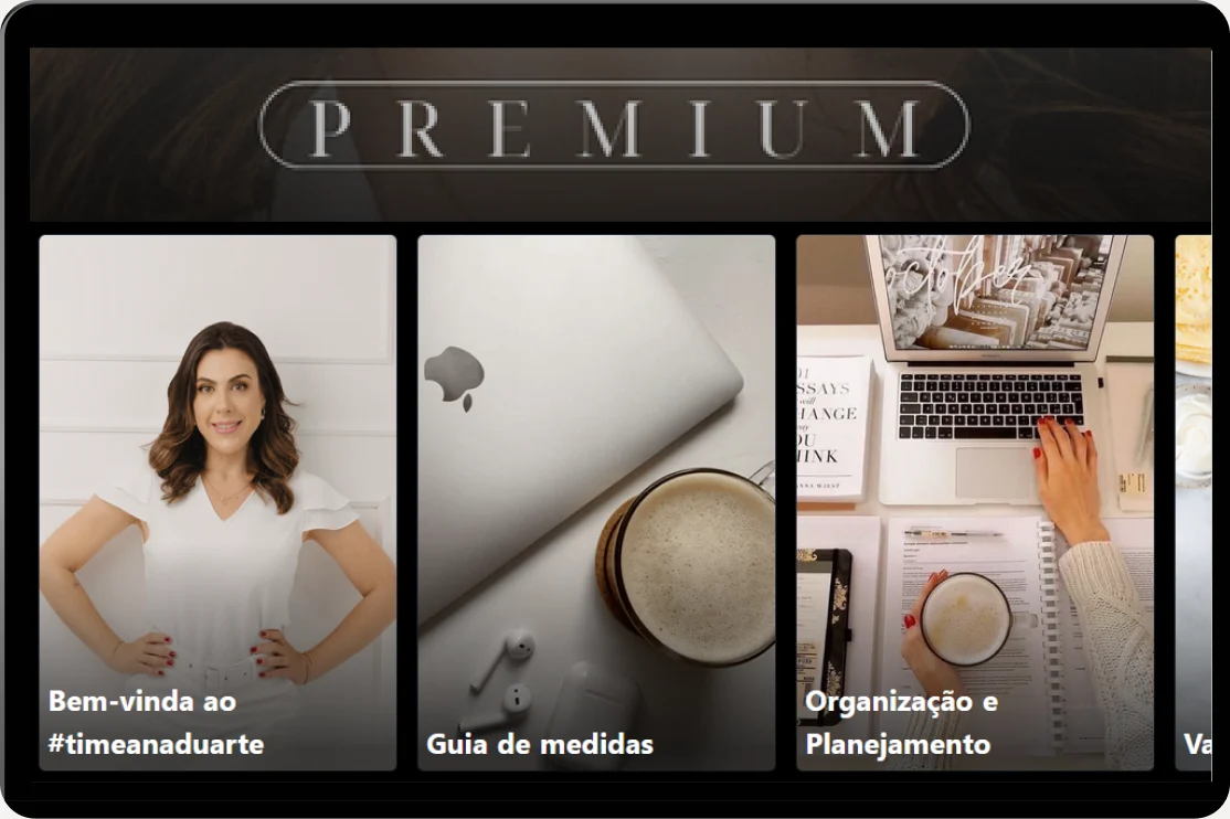 Plataforma Premium do Método AD com conteúdos exclusivos