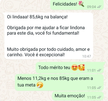 Depoimento de paciente do Método AD