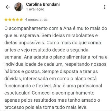 Depoimento de paciente do Método AD